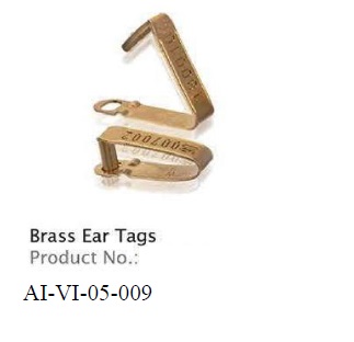 BRASS EAR TAG